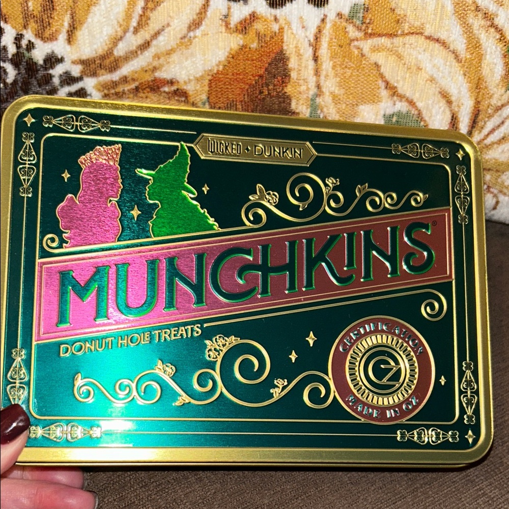 Wicked for Good Dunkin' Munchkins Tin Box